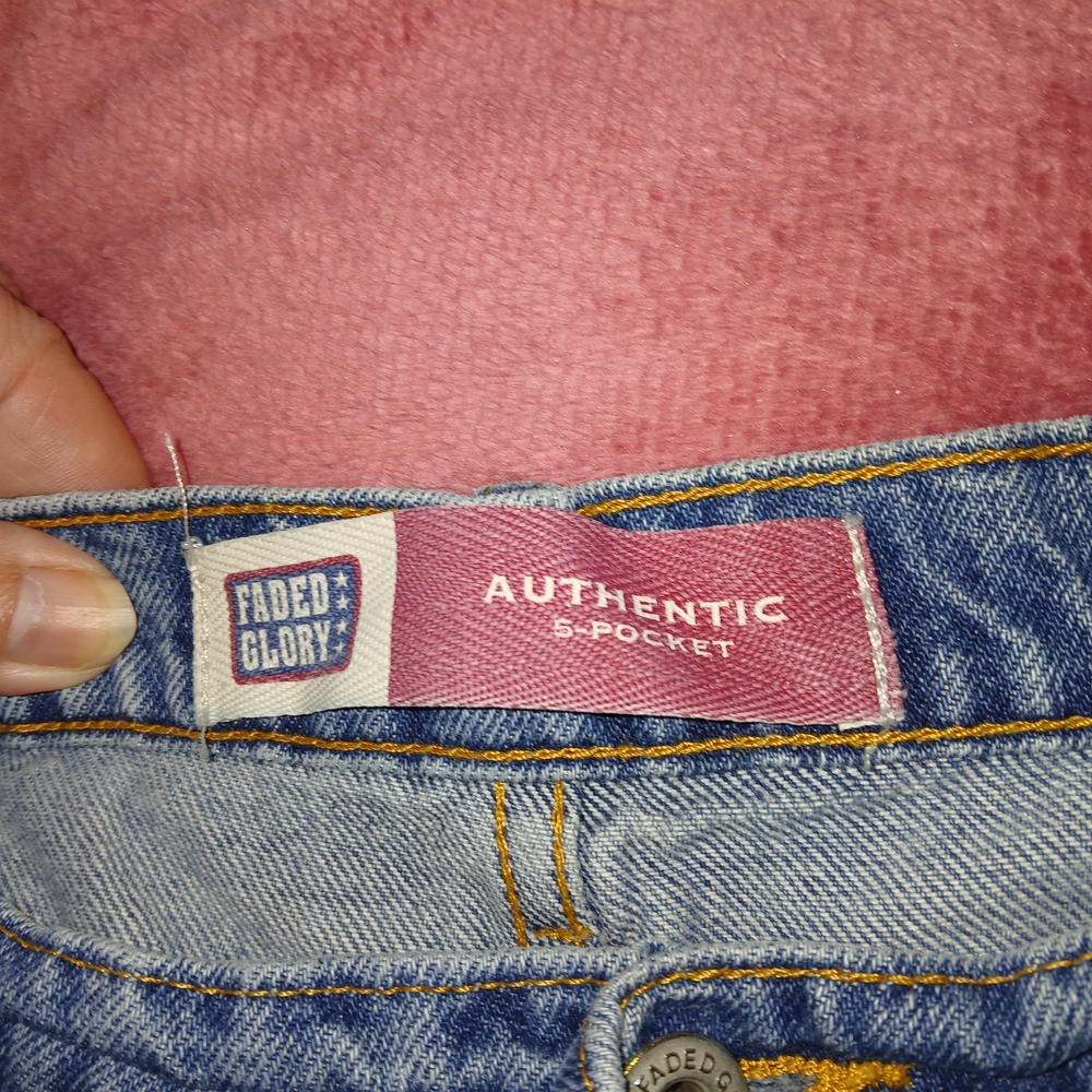 Faded Glory Jeans Co. Light Wash Denim Jeans View 4